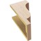 Ekena Millwork 7"W x 7"D x 14"H Wide Newport Rough Cedar Woodgrain TimberThane Corbel, Primed Tan CORUR07X07X14NEWRCPR - alternate 6